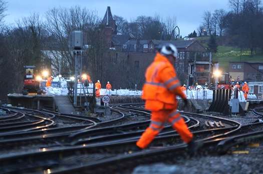 Signalling work has been taking place all along the track. Picture: Network Rail