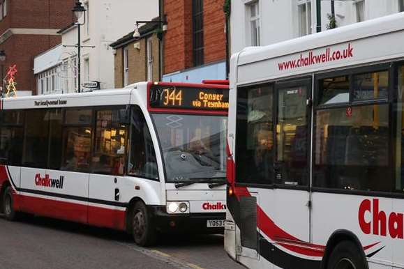 Kent County Council was considering plans to cut subsidies to 78 bus services across the county