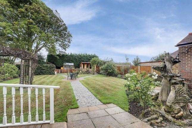 The property's rear garden. Picture: Zoopla / Harrisons Residential