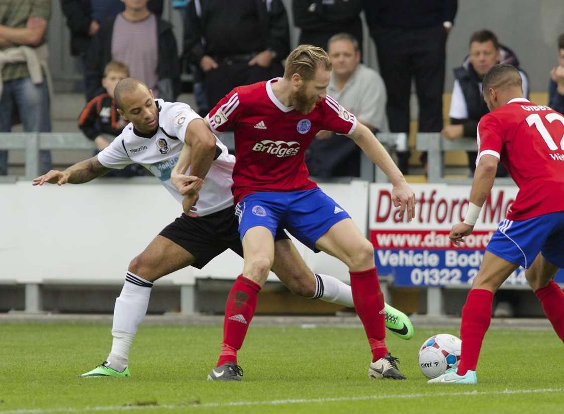 Aldershot are one of five teams Dartford have drawn with at home this season Picture: Andy Payton