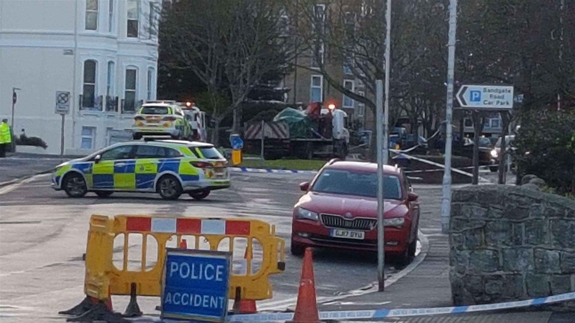 The scene of the crash in 2018. Picture: Chris Rolfe