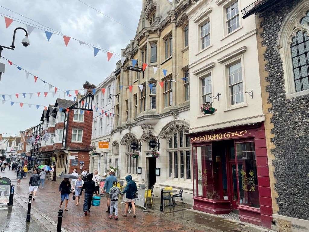 The site of the old Boho Cafe Bar on Canterbury High Street. Picture: Clive Emson