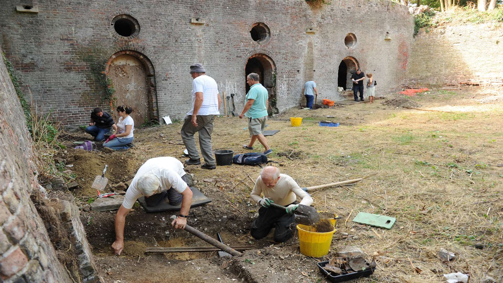 Archeological digs have taken place at the fort