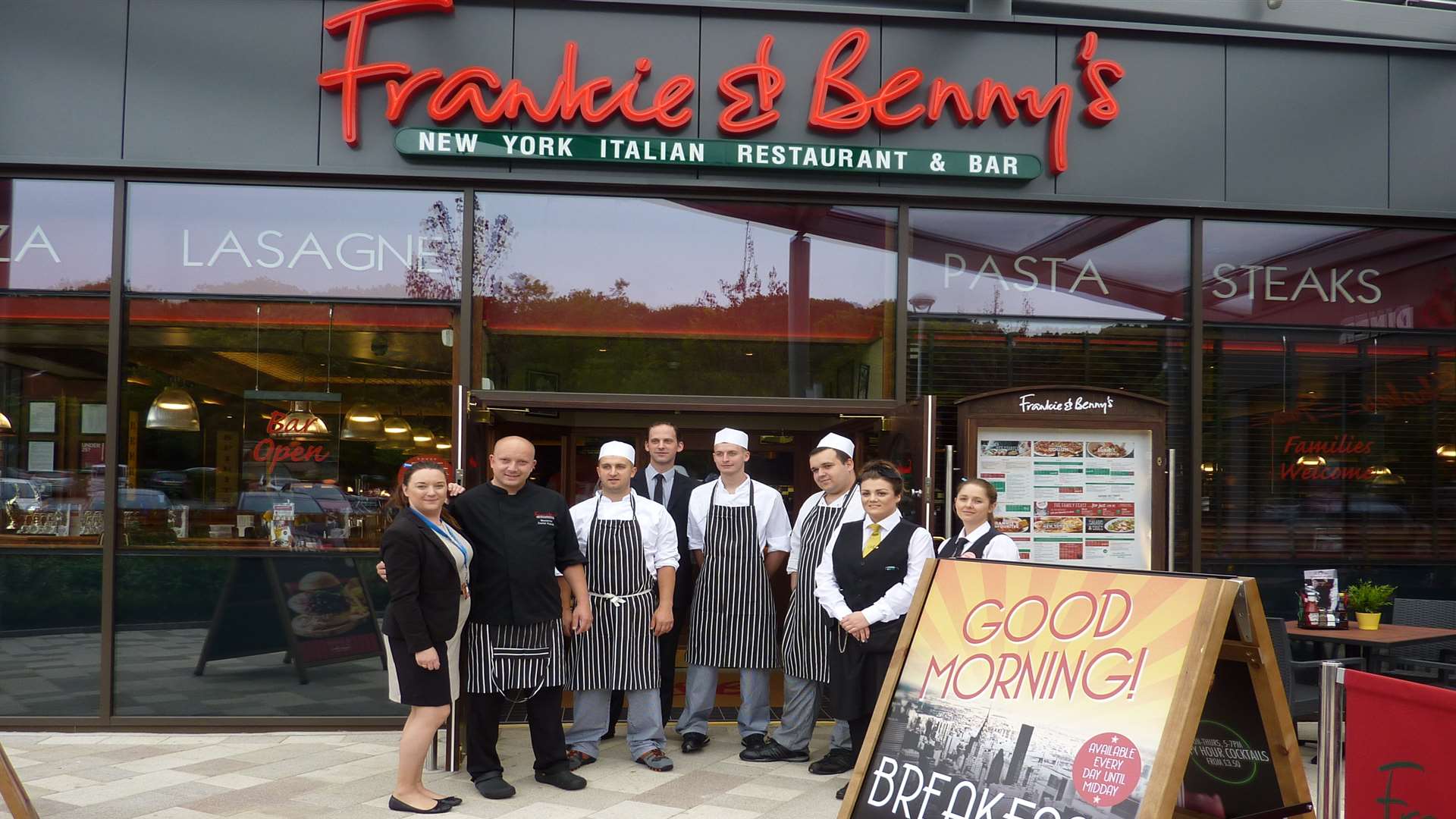 Frankie and Benny's is now open at Hempstead Valley