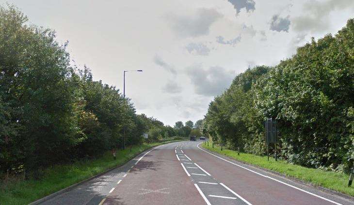 Three vehicles have crashed on the A259. Pic: Google street views (2803808)
