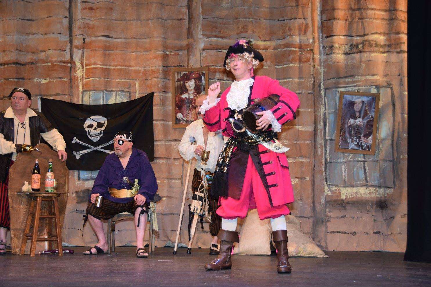 Derek Lindars made the stage his own in Pirates of the Curried Beans