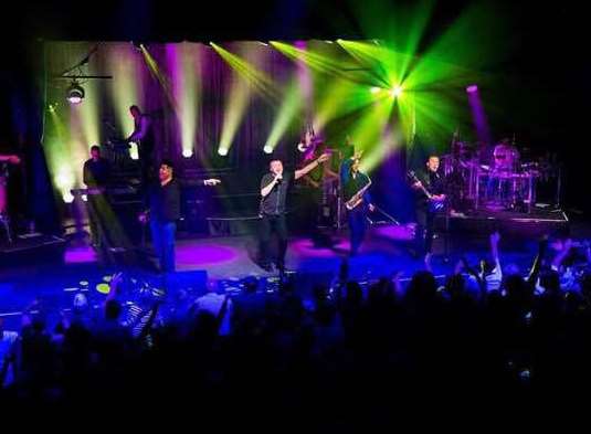 UB40 on stage at the Leas Cliff Hall last October. Picture: Joe Bartlett