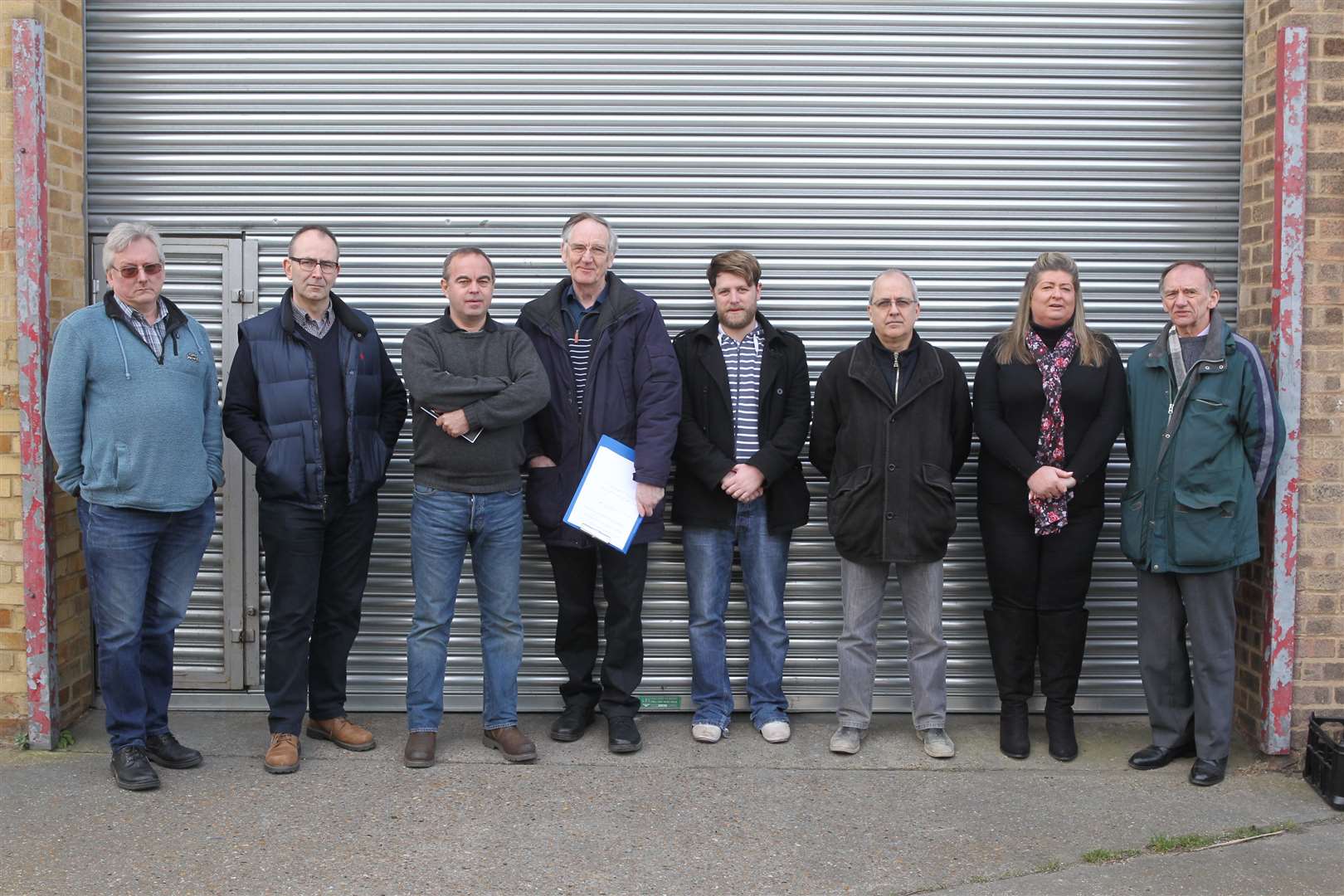 Peninsula Management Group members, from left, Nick Dunigan, Mark Hull, Pete Lethbridge, Doug Hilton, Barry Bristow, Steve Plumb, Jennifer Manning and William Dorey