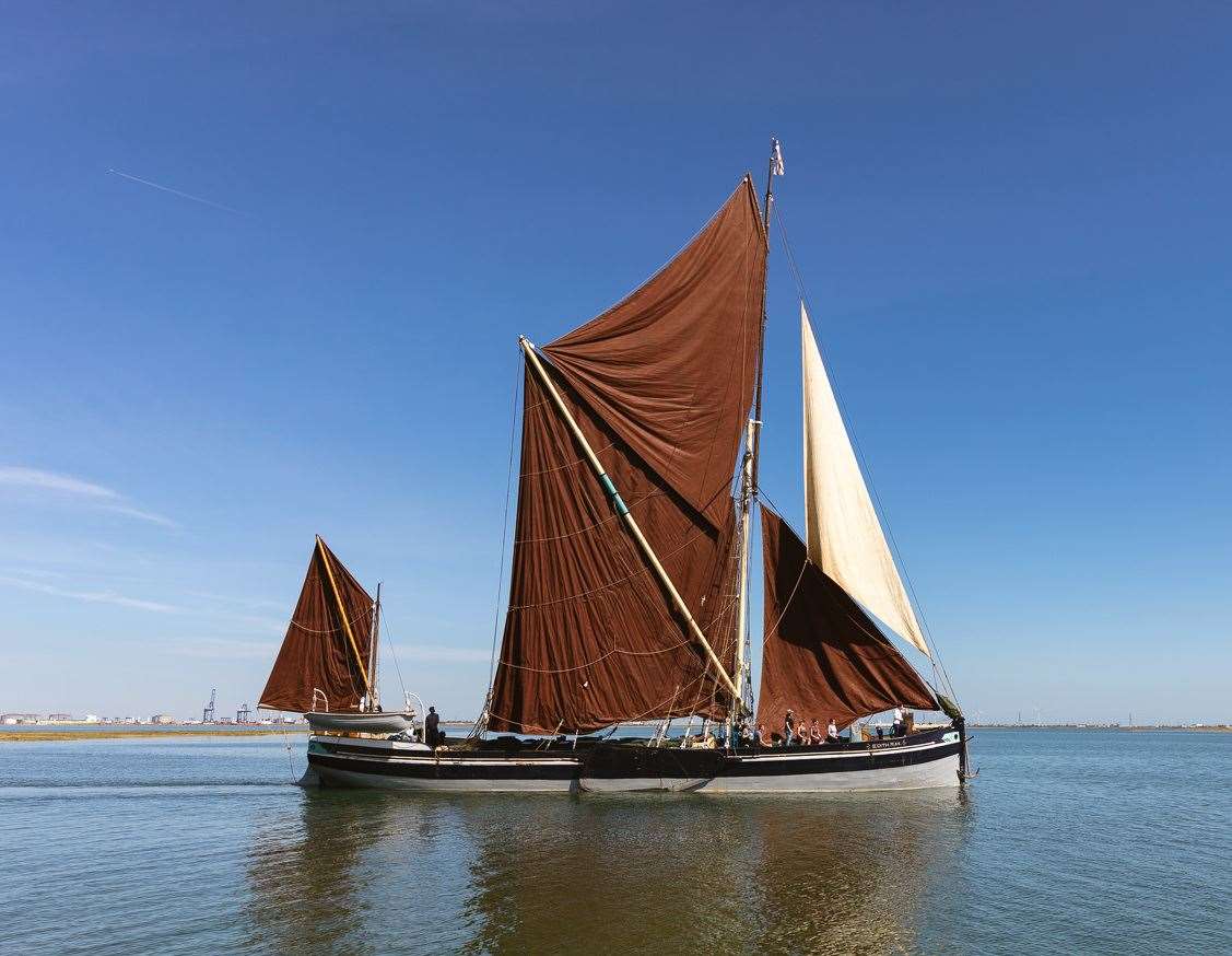 The Edith May Thames sailing barge