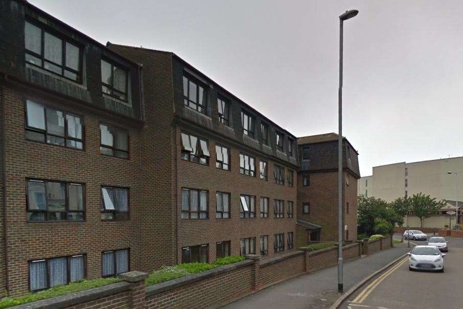Grace Court in Folkestone where the alleged scaffolding theft occurred. Picture: Google Street View