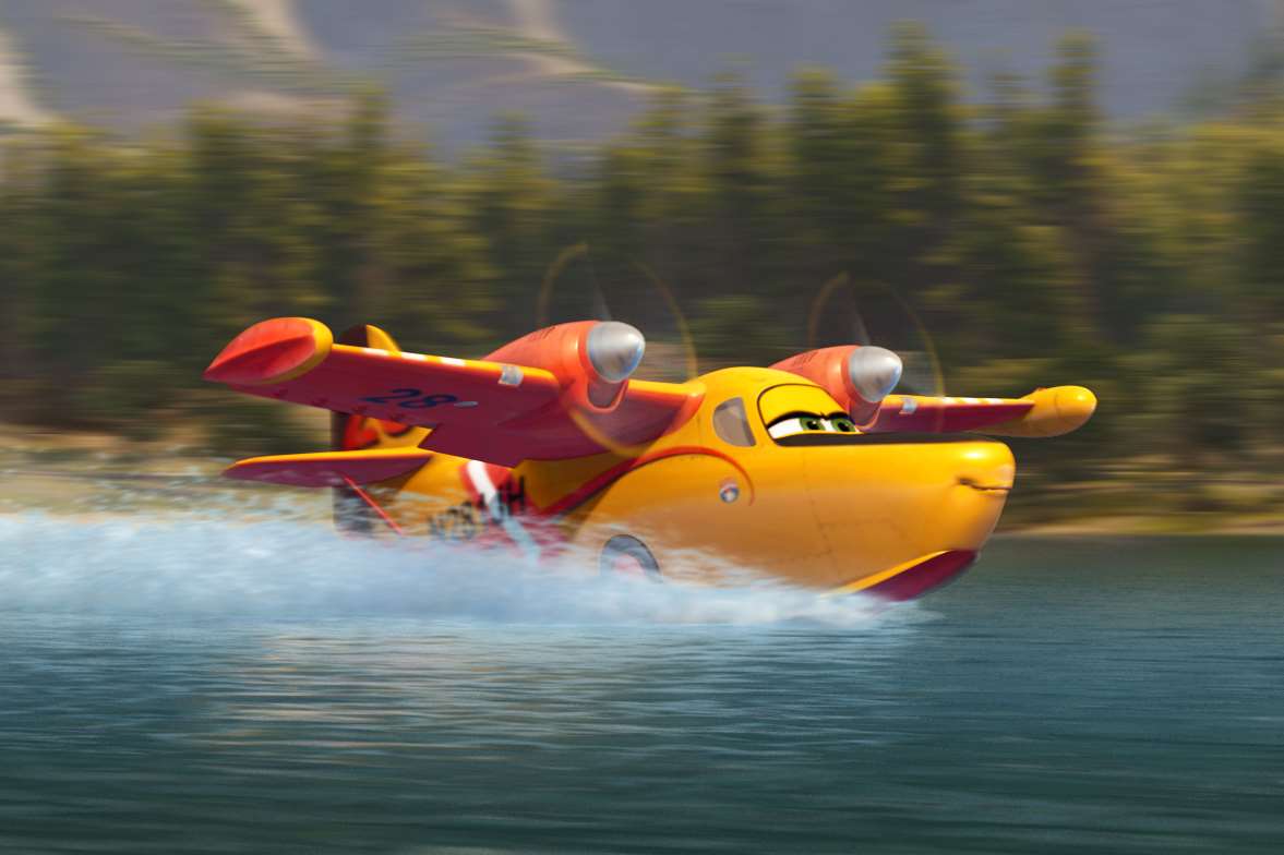 Dipper (voiced by Julie Bowen), in Planes 2: Fire & Rescue. Picture: PA Photo/Walt Disney Studios Motion Pictures UK