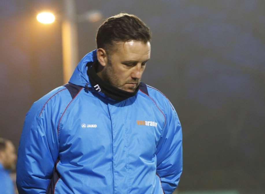Maidstone boss Jay Saunders has spoken about the tough times Picture: Andy Jones