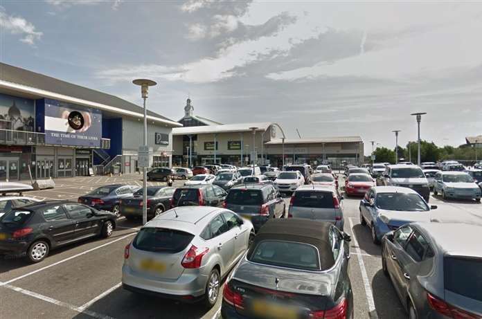 Chatham Dockside Outlet car park is one of the locations covered. Picture: Google