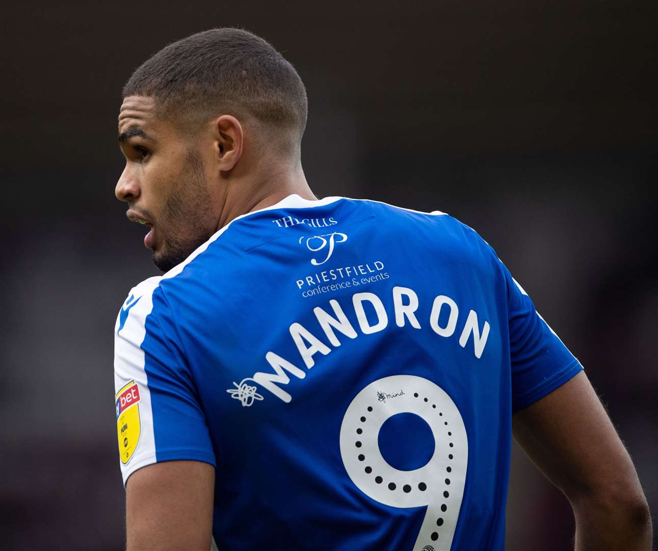 Gillingham striker Mikael Mandron Picture: Ady Kerry