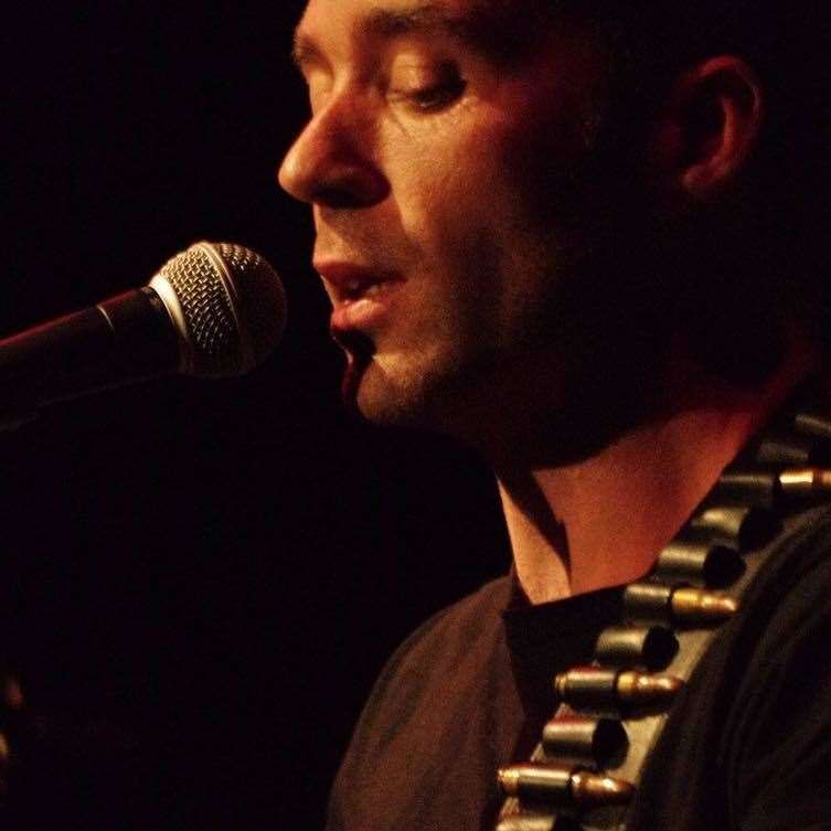 Singer and guitarist Chris Hunter