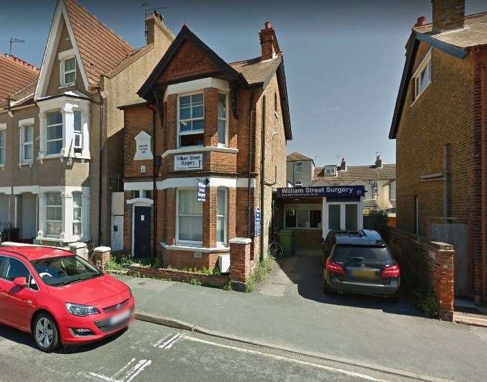 William Street surgery in Herne Bay. Picture: Google (16445730)