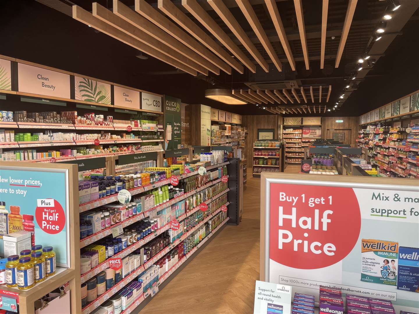 The interior of the new store. Picture: Holland & Barrett