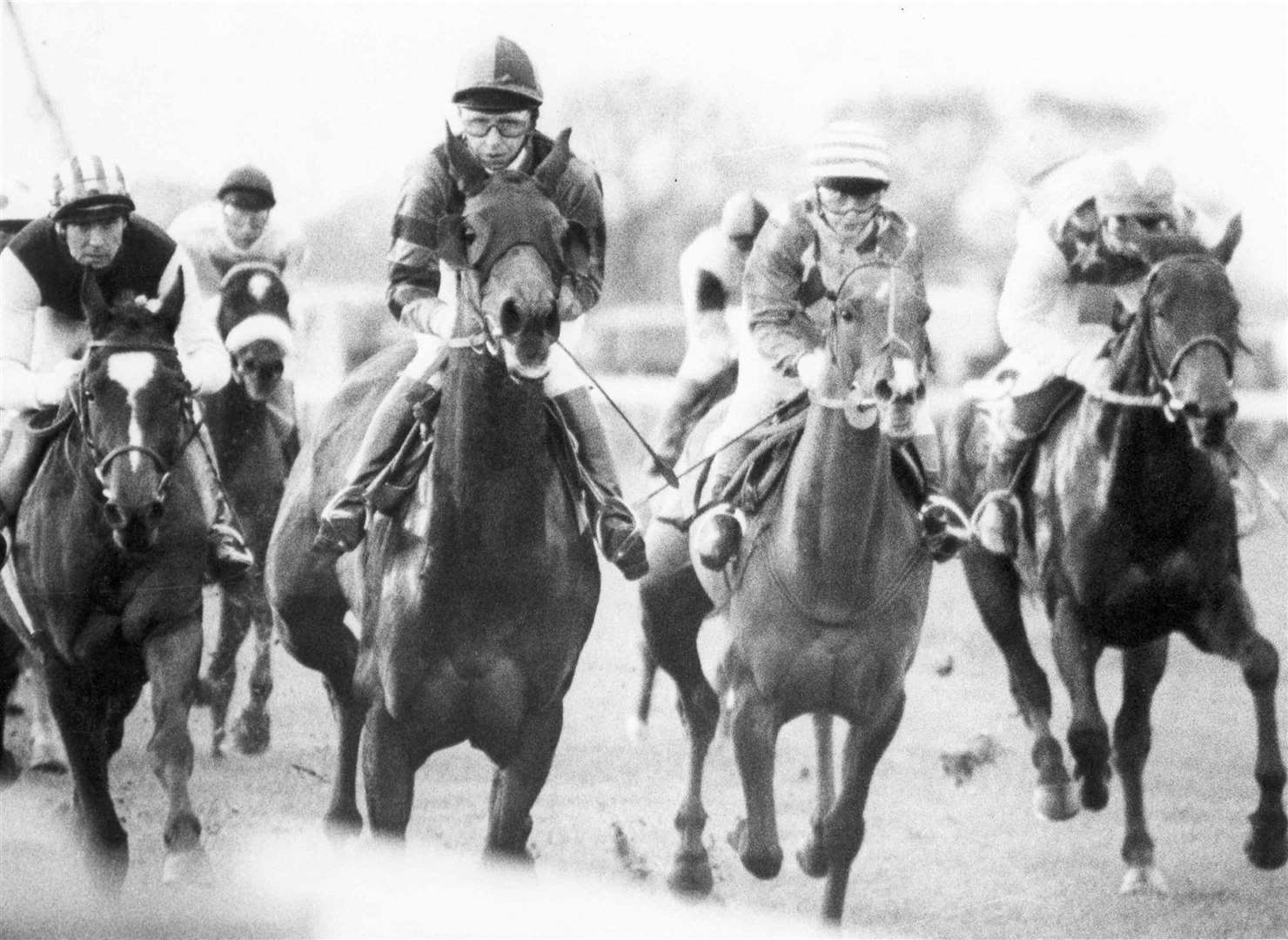November 1986: Princess Anne rode 'Glowing Promise' in the 3pm Leeds Amateur Riders' Stakes, finishing third