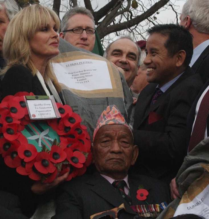 Joanna Lumley will again be supporting the Gurkhas