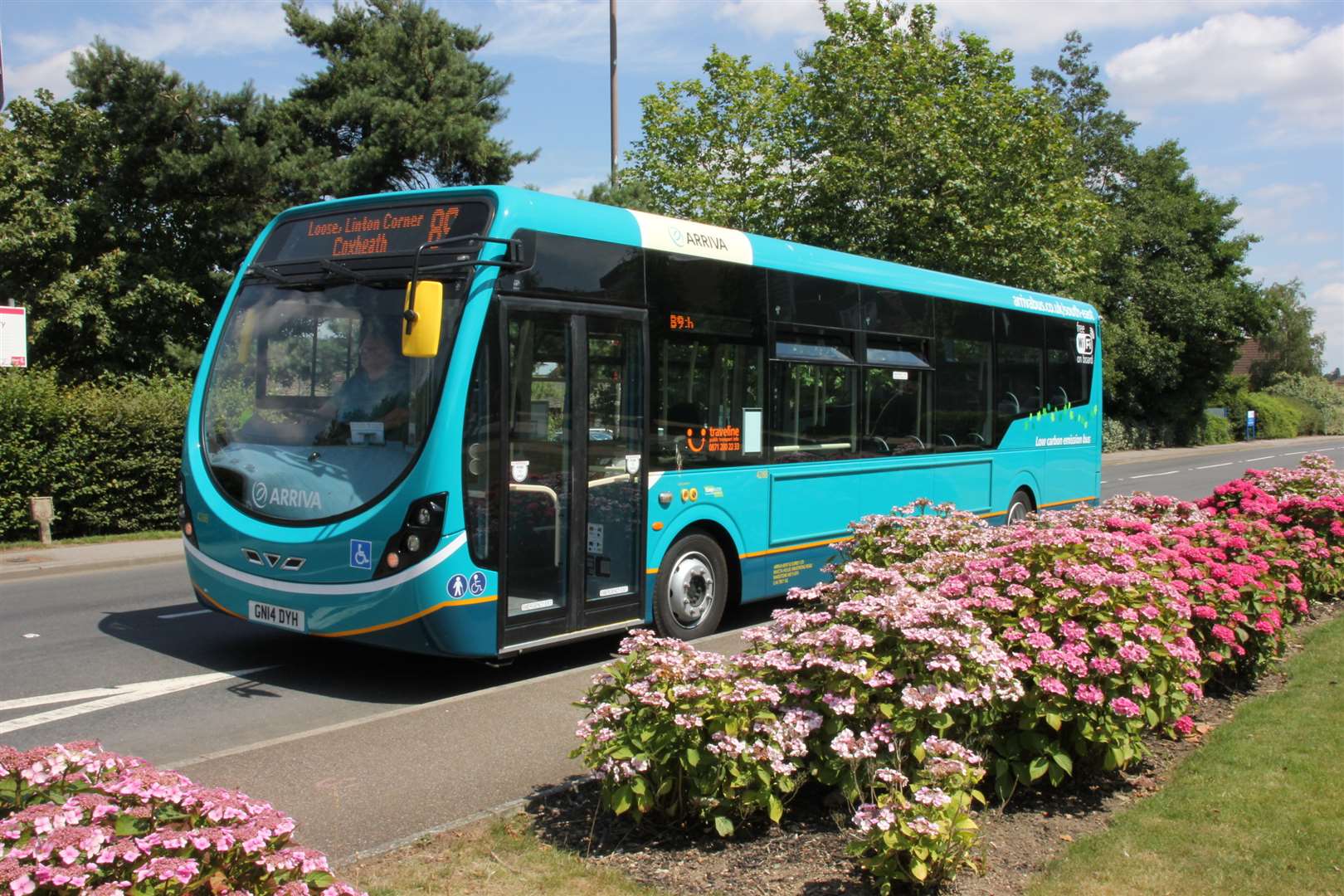 Buses into Maidstone and Aylesford were cancelled. Picture: Arriva