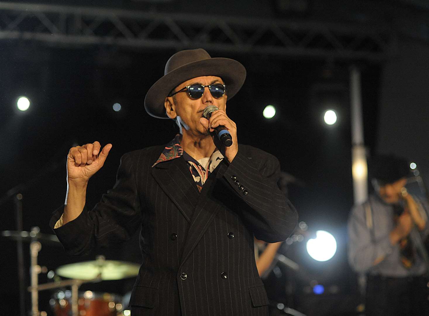 Kevin Rowland, lead singer with Dexys at the 2012 Lounge On The Farm Festival. Picture: Barry Goodwin