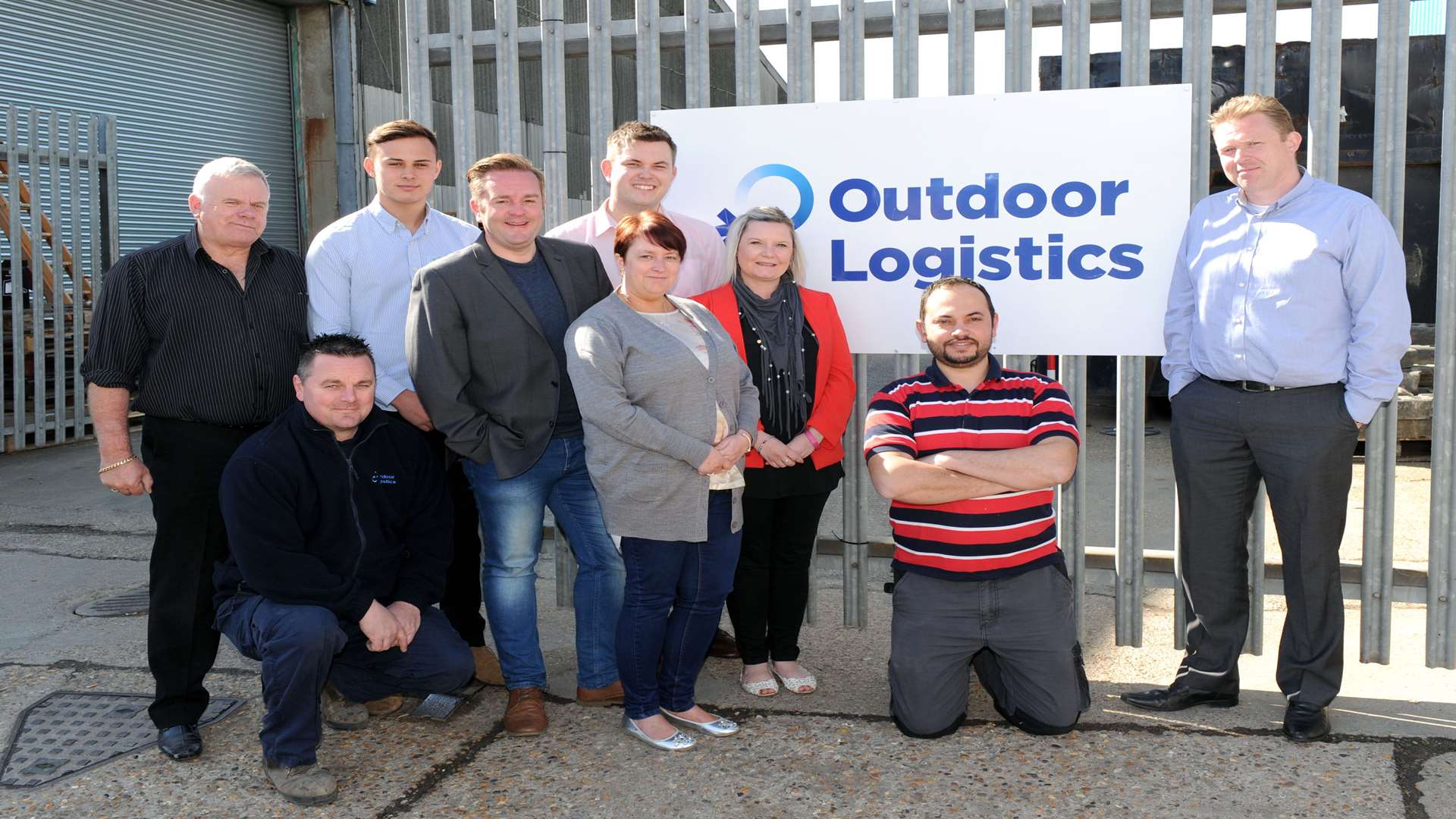 Some of the Outdoor Logistics team