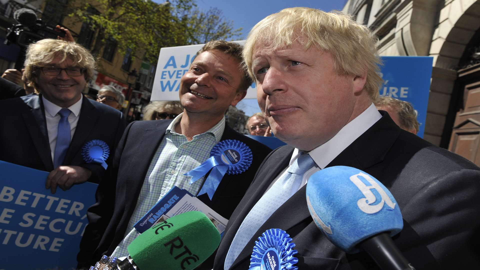 Boris Johnson was among many VIP visits to South Thanet during the election campaign