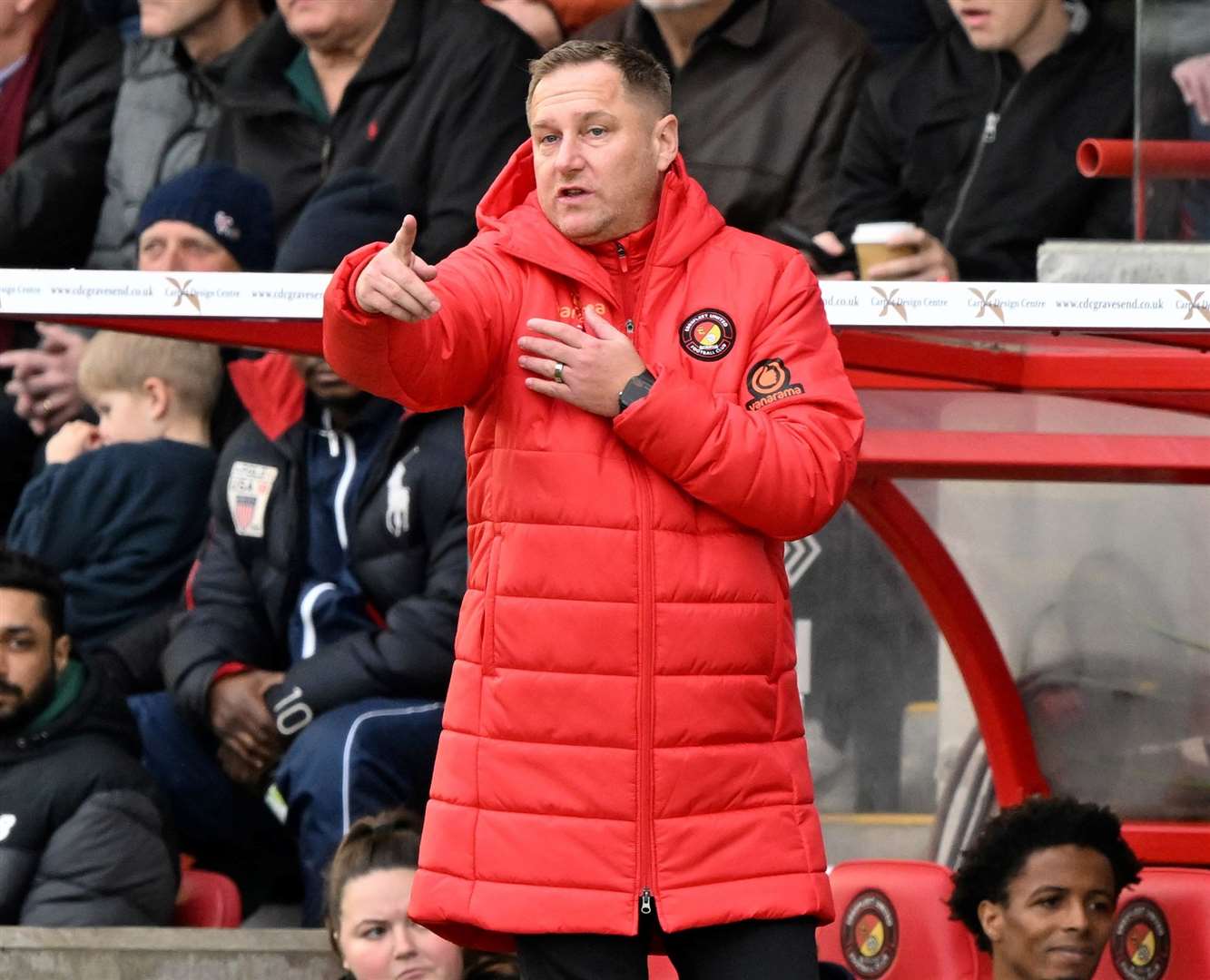 Ebbsfleet boss Dennis Kutrieb is after one more player to complete this season's National League squad. Picture: Keith Gillard
