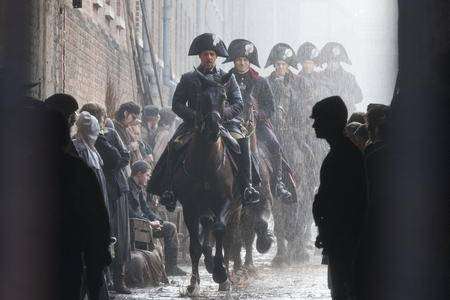 Russell Crowe filming Les Miserable in Chatham's Historic Dockyard