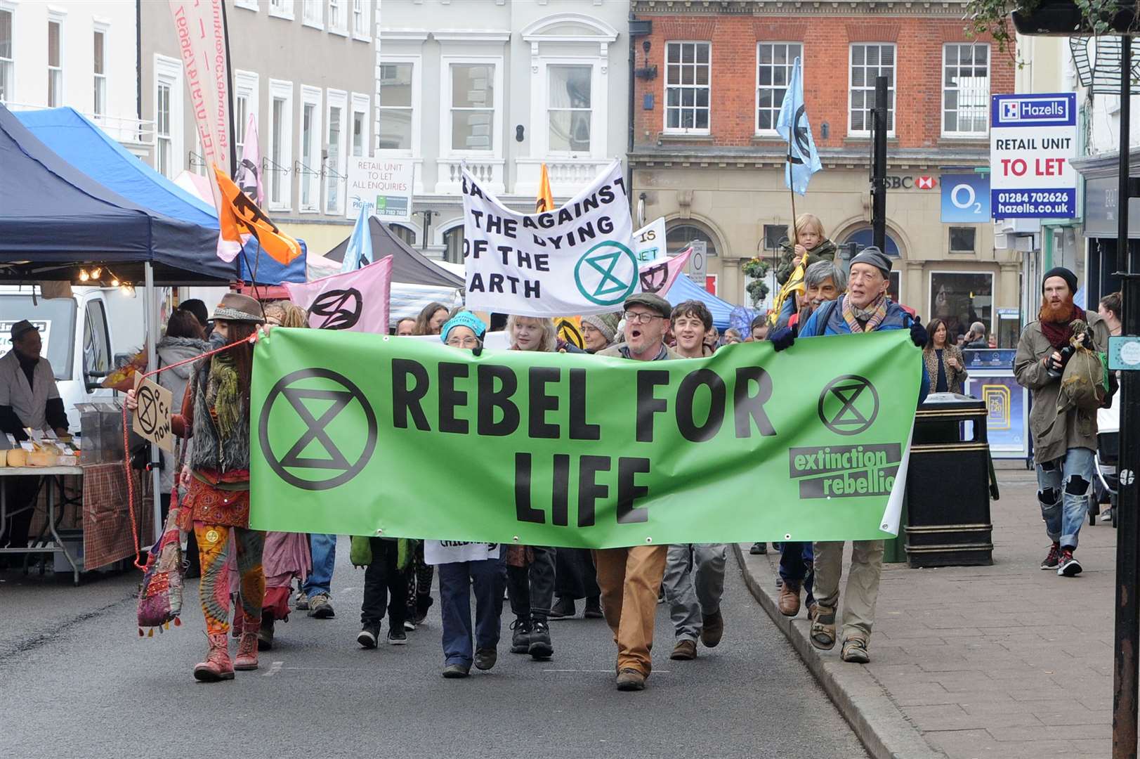 Extinction Rebellion is a non-violent protest organisation which is trying to get the government to do something about climate change.
