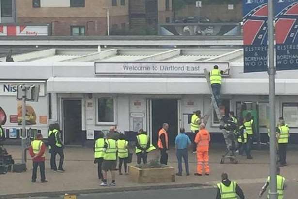 Dartford East station will be used in an upcoming storyline. Pic by Elaine Joella