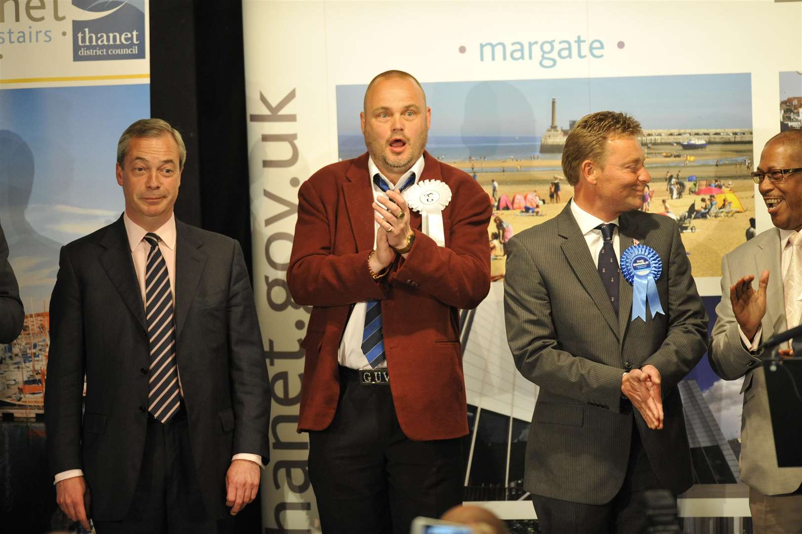 Nigel Farage lost out to Craig Mackinlay for the Thanet South seat at the 2015 General Election