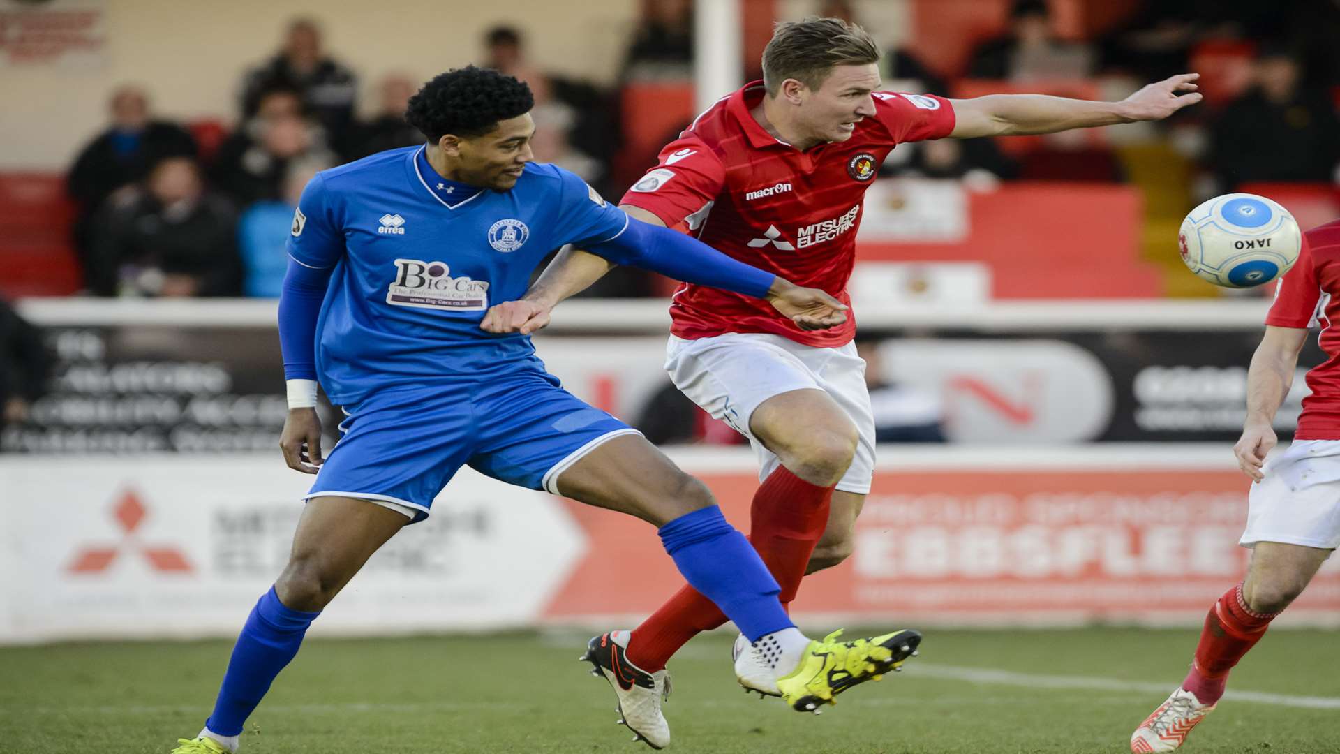 Dave Winfield in action for Ebbsfleet last season Picture: Andy Payton