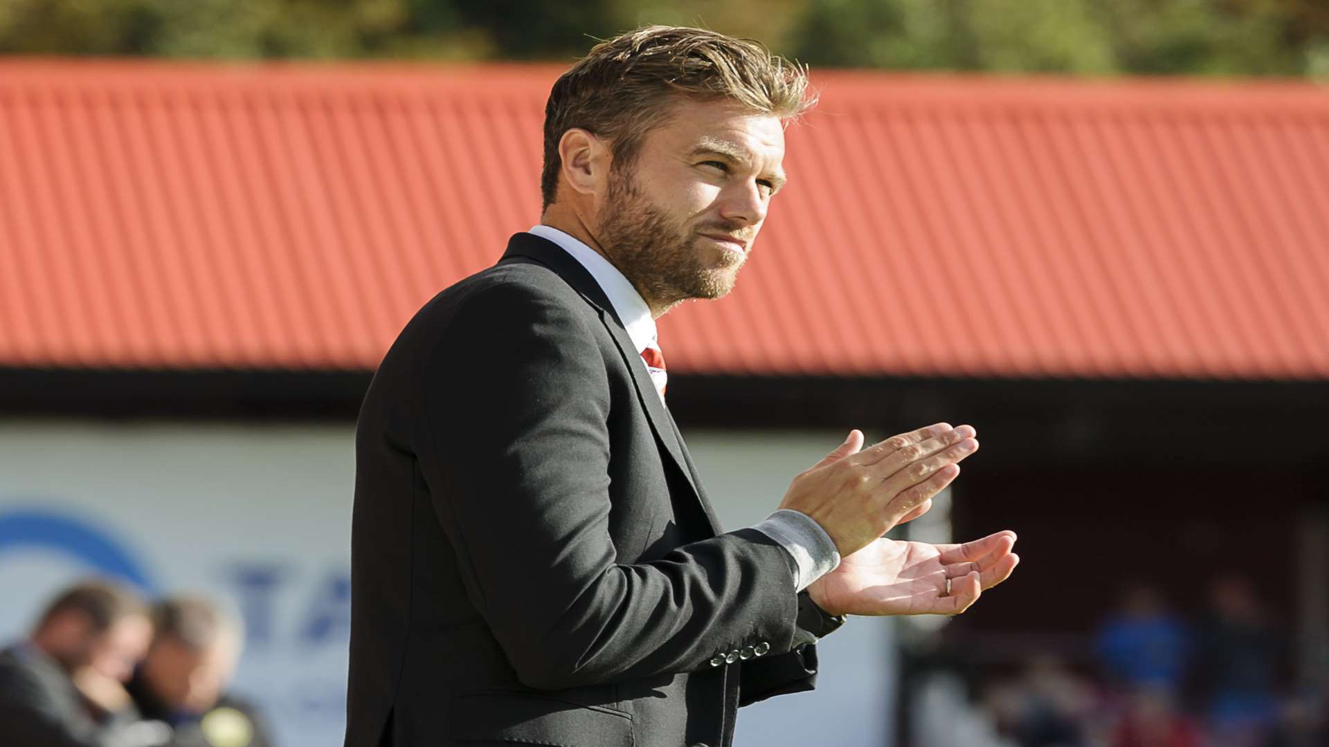 Fleet boss Daryl McMahon has had plenty of reasons to applaud lately but is keeping his feet on the ground Picture: Andy Payton
