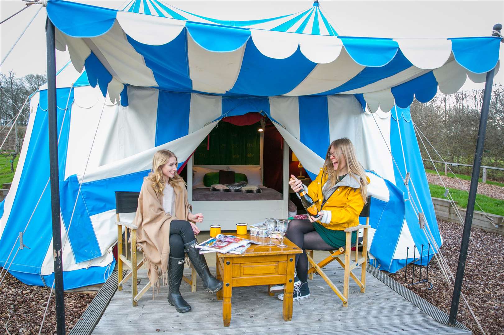 Leeds Castle Glamping is taking bookings for next year Picture: www.matthewwalkerphotography.com