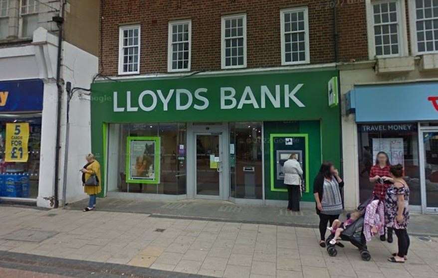 The Lloyds branch in Gillingham High Street is set to close this year. Picture: Google