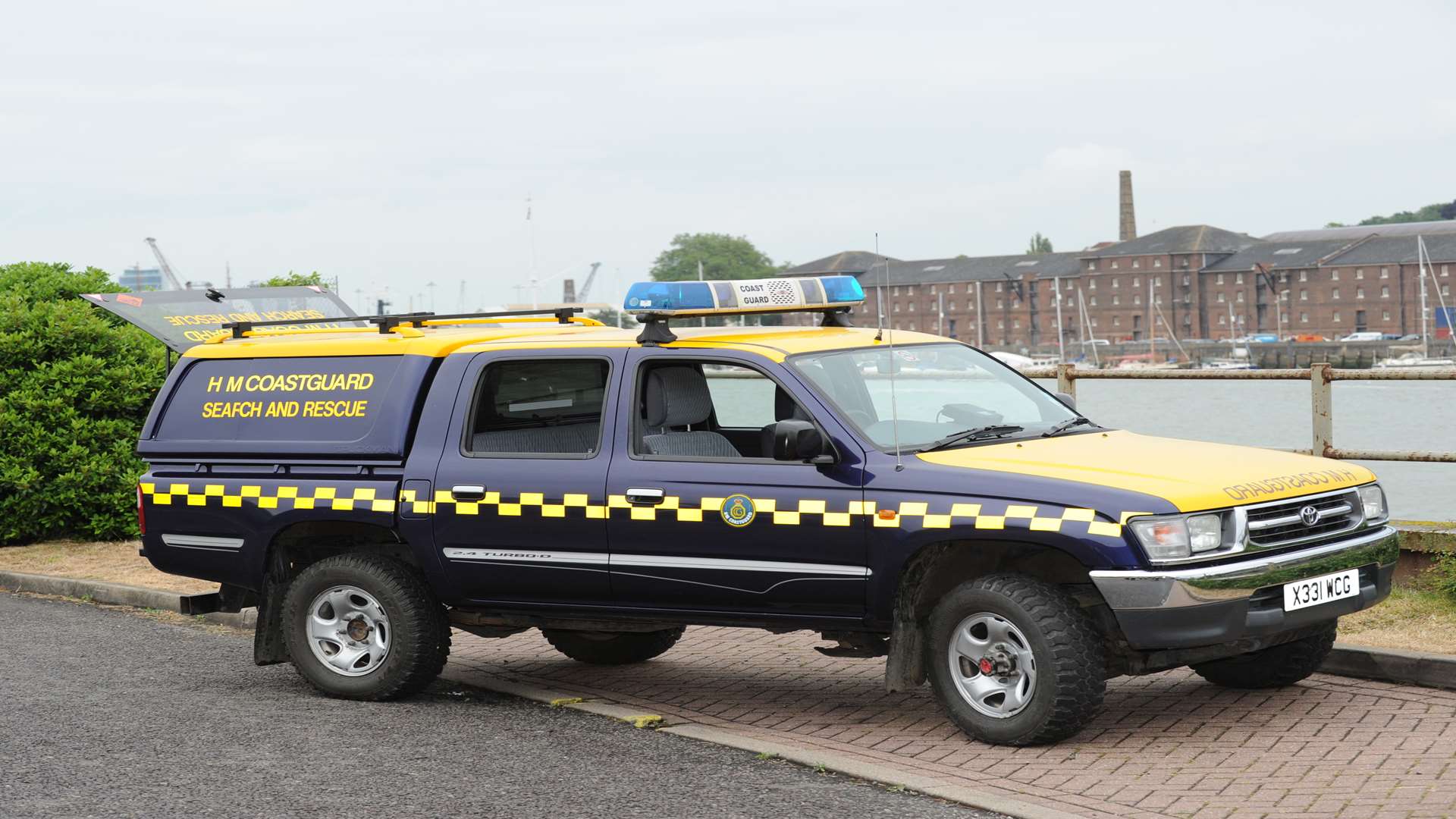 Medway Coastguard team vehicle.