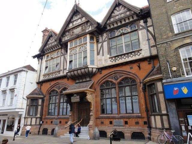 The Beaney in Canterbury, which houses the city's library, is not on the list of re-openings. Picture: Helmut Zozmann