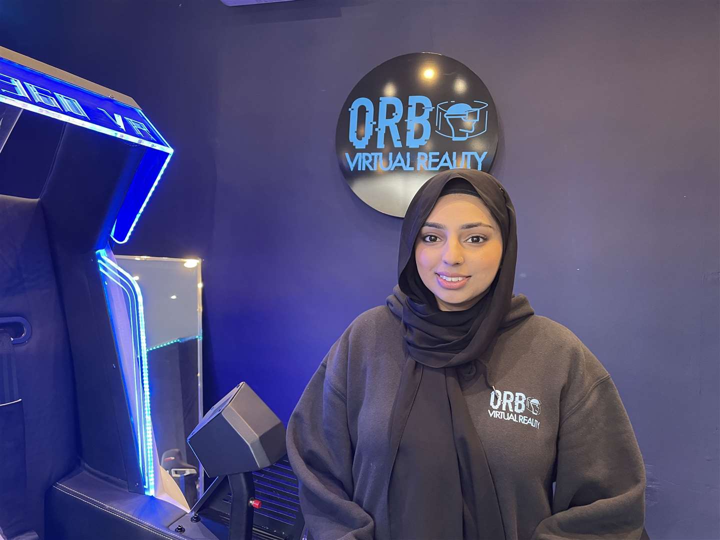 Manager of Orb Virtual Reality Humaira Farooq