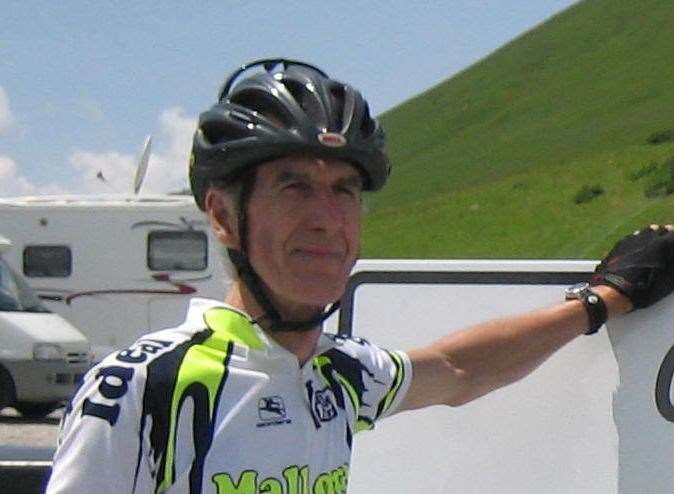 John Durey was on his bike at the time of the crash