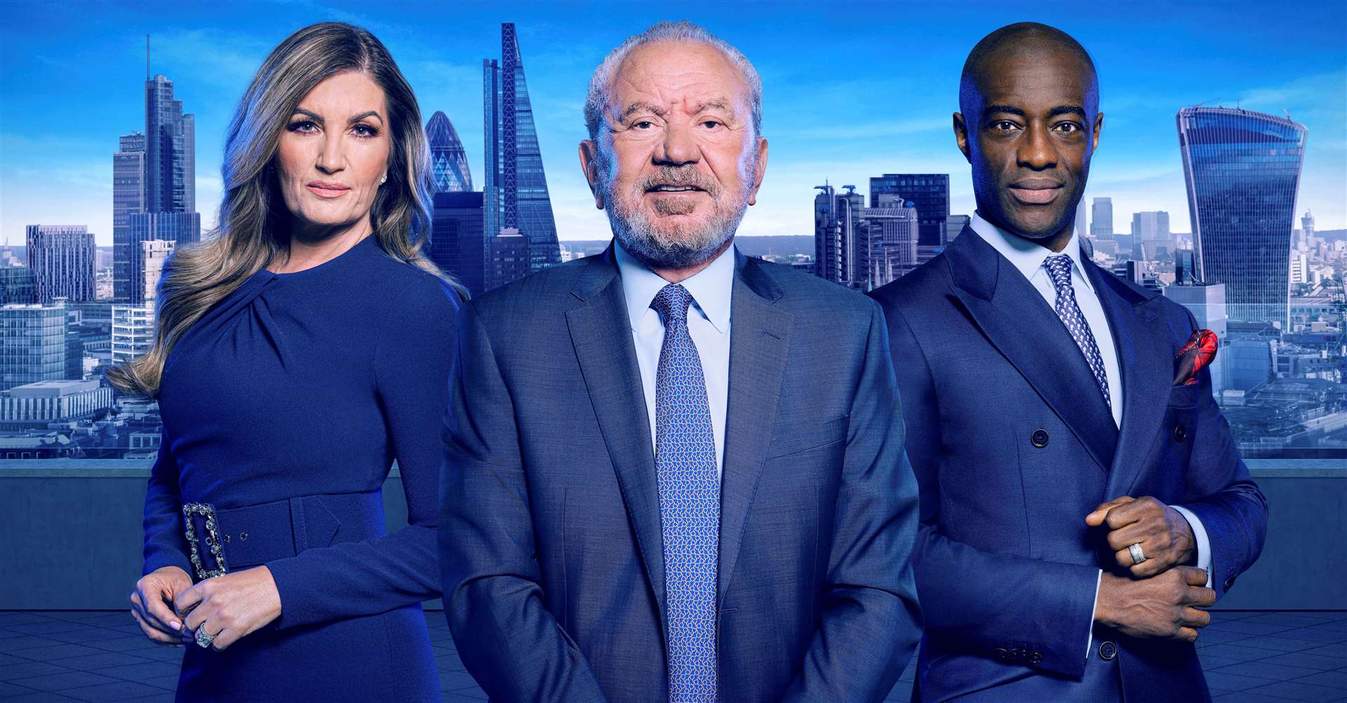 From left: Baroness Karren Brady, Lord Sugar and Tim Campbell will return for the new series. Picture: BBC/Naked/Ray Burmiston/PA Wire