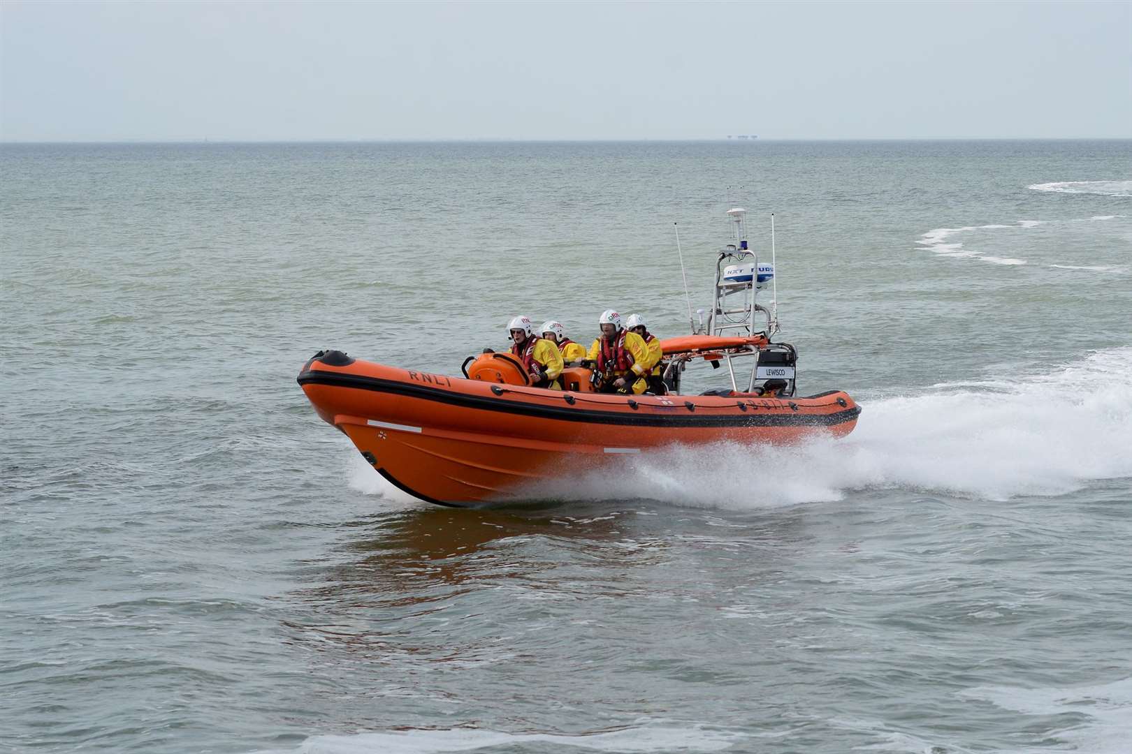 An inshore boat was used to attend to the injured walker. Stock picture