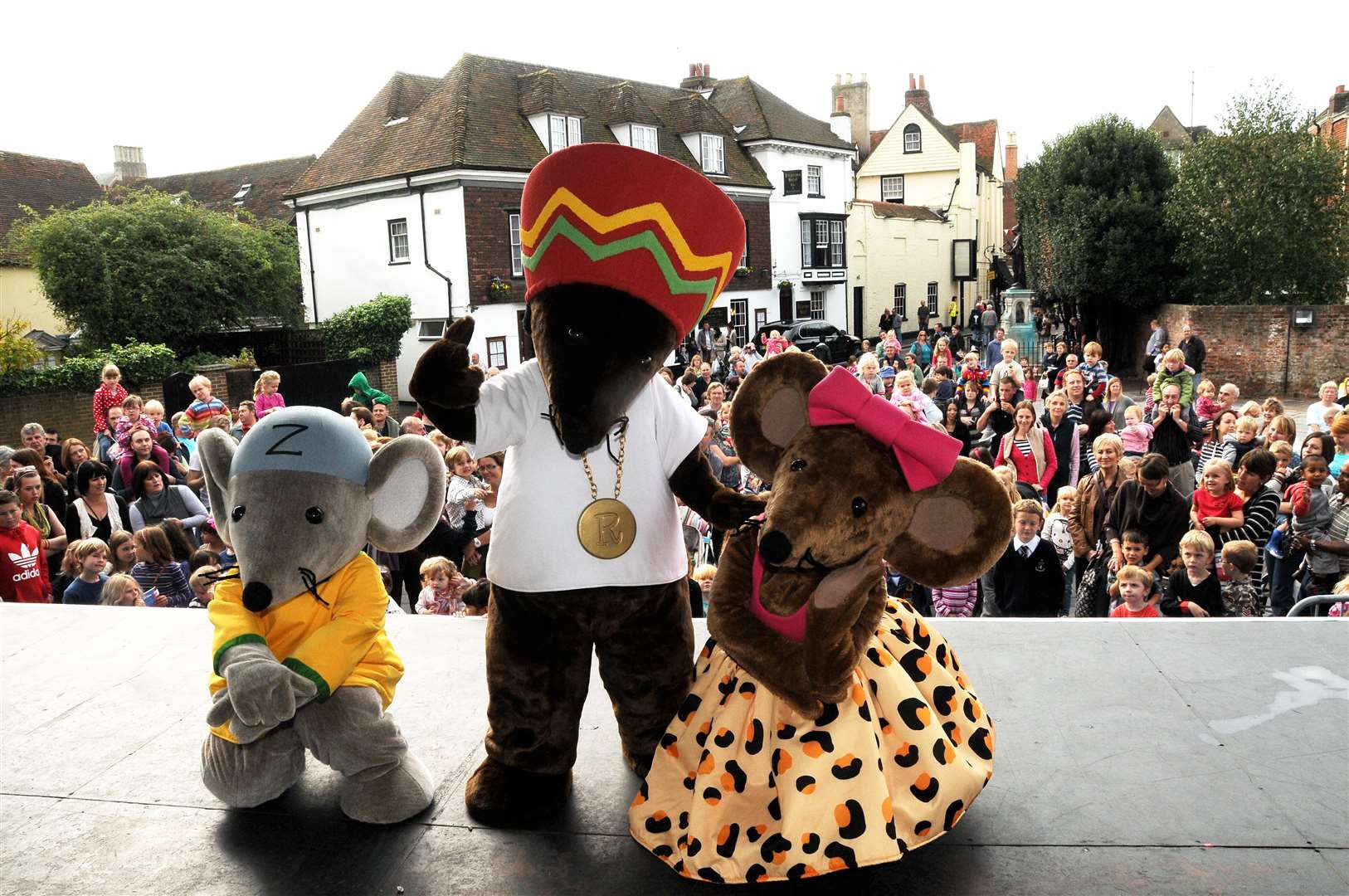 Rastamouse and Da Easy Crew entertained the crowds during the theatre's opening weekend