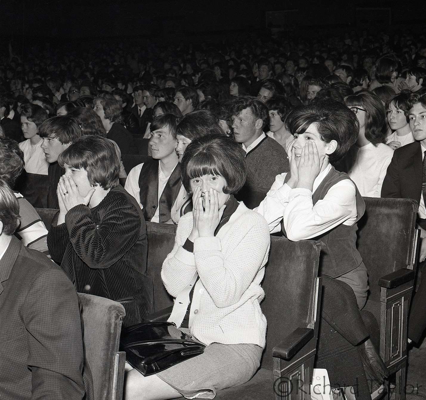 The Rolling Stones - and their fans - playing at the Odeon in Folkestone in 1964