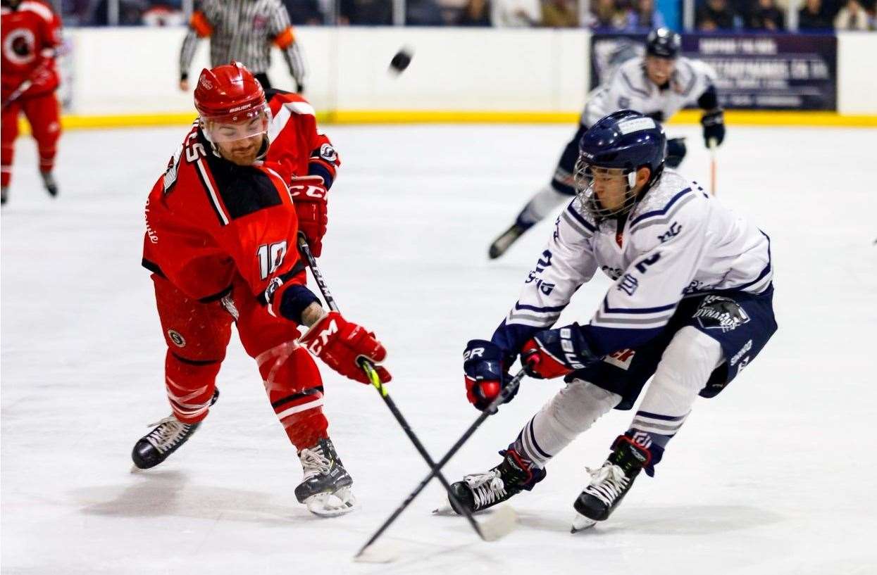 Action between Invicta Dynamos and Streatham earlier this season Picture: David Trevallion