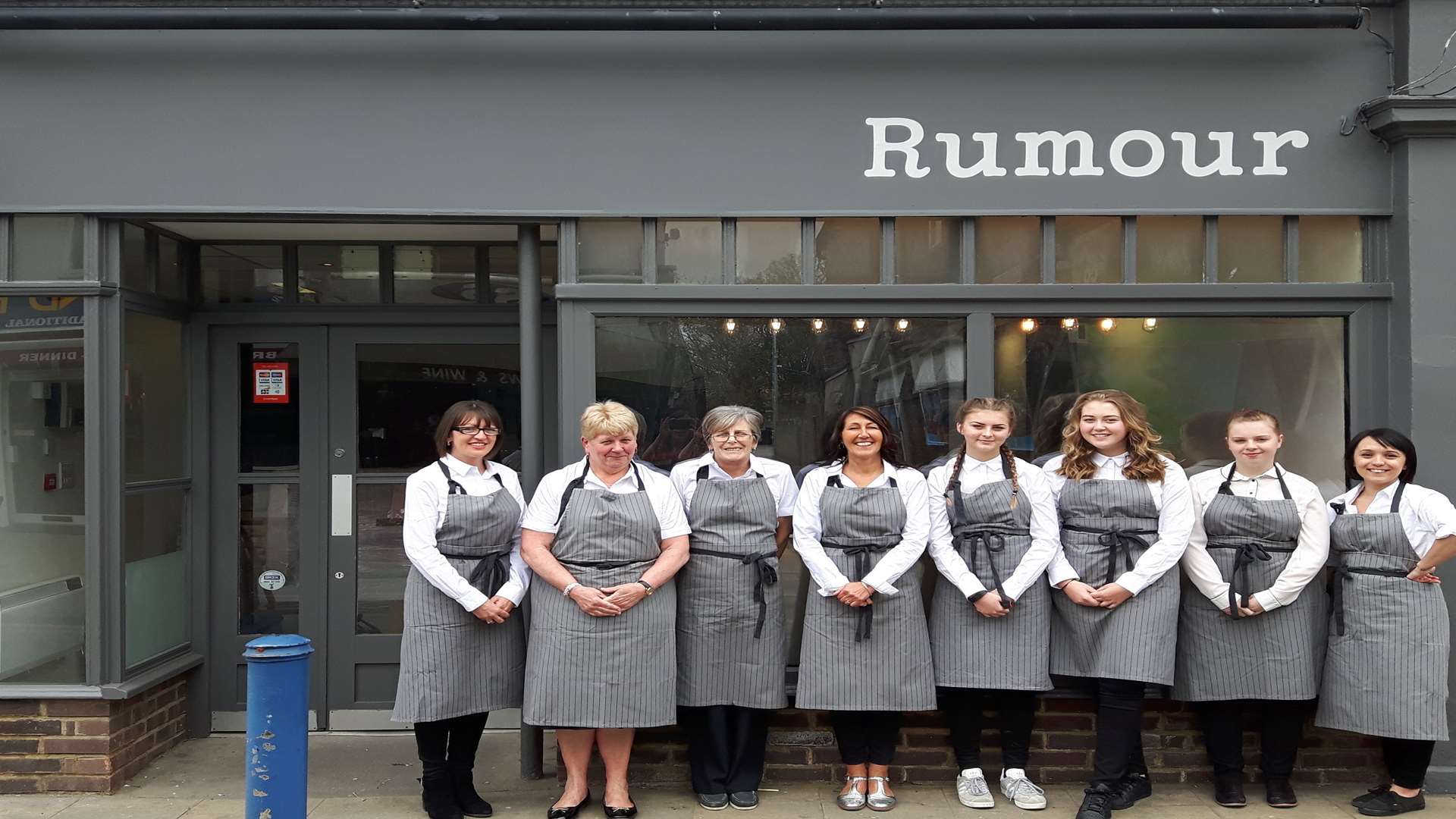 The team behind the brand new Rumour coffee shop in Sheerness High Street.