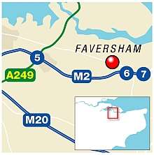 M2 motorway, Kent Graphic: Ashley Austen