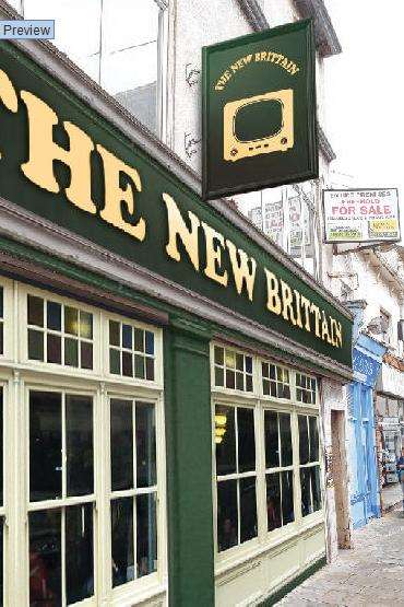 A mock-up of how a Wetherspoon pub may look at the former Brittain & Hobbs electrical shop