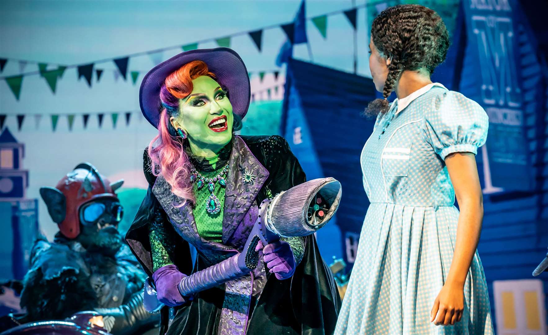 A new touring production of the Wizard of Oz has flown into the Marlowe Theatre in Canterbury. Picture: Marc Brenner