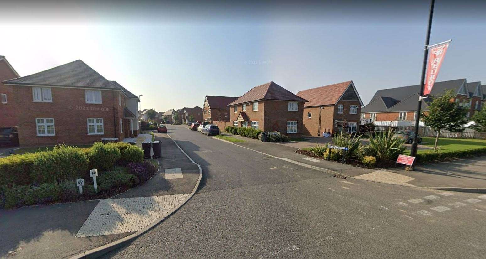 The first of the thefts took place in Braid Drive, Herne Bay, last week. Picture: Google